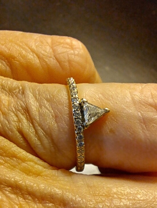 Jewelry - 14K Yellow Gold Custom Diamond Engagement Ring
